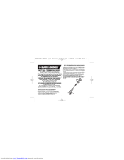 Black & Decker 90563738 Instruction Manual