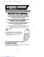 Black & Decker VN2200 Instruction Manual