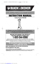 Black & Decker PSV1800 Instruction Manual