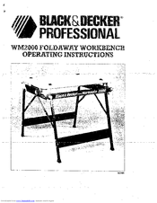 Black & Decker WM2000 Operating Instructions Manual