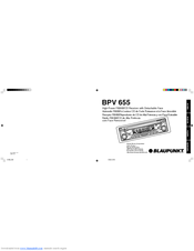 Blaupunkt BPV 655 User Manual
