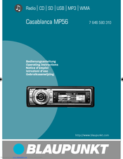 Blaupunkt CASABLANCA MP56 Operating Instructions Manual