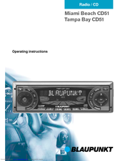 Blaupunkt Tampa Bay CD51 Operating Instructions Manual