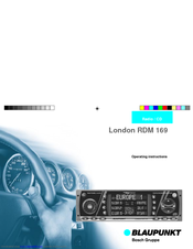 Blaupunkt LONDON RDM 169 Operating Instructions Manual