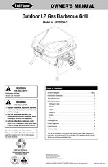 Blue Rhino UniFlame GBT702W-C Owner's Manual