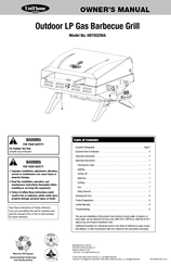Blue Rhino UniFlame Gold HBT822WA Owner's Manual