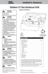 Blue Rhino RV2301CLB Owner's Manual