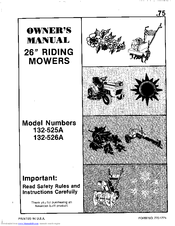 MTD 132-525A Owner's Manual