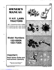 MTD 132-730A Owner's Manual