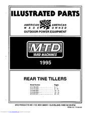 Yard Machines 215-430-000 Illustrated Parts List