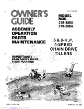 MTD 219-386A Owner's Manual