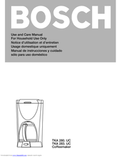 Bosch 283UC Use And Care Manual