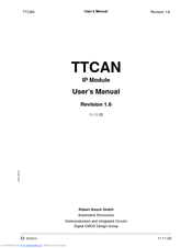 Bosch TTCAN User Manual