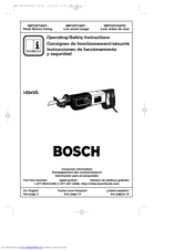 Bosch 1634VS Operating/Safety Instructions Manual