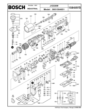 Bosch 601584651 Parts List