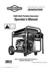 Briggs & Stratton 030333-0 Operator's Manual