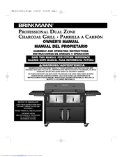 Brinkmann Dual Zone Charcoal Grill Owner's Manual