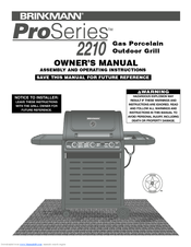 Brinkmann ProSeries 2210 Owner's Manual