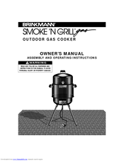 Brinkmann OUTDOOR GAS COOKER Owner's Manual