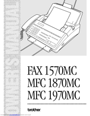 Brother IntelliFAX 1570MC Owner's Manual