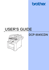 Brother DCP-9042CDN User Manual