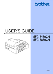 Brother MFC-5460CN User Manual