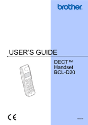 Brother BCL-D20 User Manual