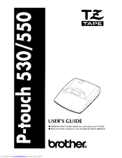 Brother P-touch 550 User Manual
