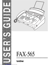 Brother FAX-565 User Manual