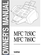 Brother MFC 7160C Owner's Manual