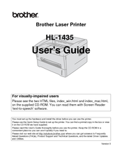 Brother HL-1435 User Manual