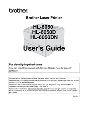 Brother HL-6050DW User Manual