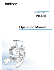 Brother 884-T05 Operation Manual