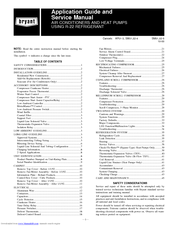 Bryant R-22 Application Manual And Service Manual