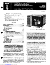 Bryant 658A Installation And Service Instructions Manual