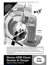 BT DIVERSE 4000 CLASSIC User Manual