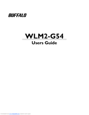 Buffalo AirStation WLM2-G54 User Manual