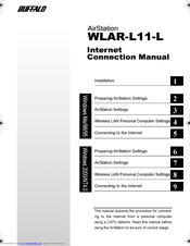 Buffalo AirStation WLAR-L11-L Internet Connection Manual