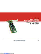 Buffalo WLI2-PCI-G54 User Manual