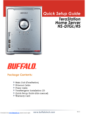 Buffalo HS-D2.0TGL Quick Setup Manual
