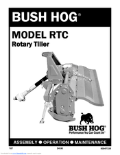 Bush Hog RTC Operating & Maintenance Manual