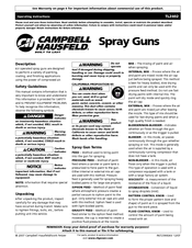 Campbell Hausfeld TL2402 Operating Instructions Manual