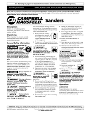 Campbell Hausfeld TL1005 Operating Instructions Manual