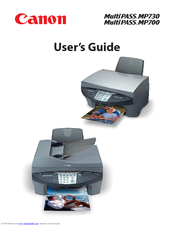 Canon MP730 - MultiPASS Color Inkjet User Manual