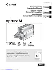 Canon Optura S1 Instruction Manual