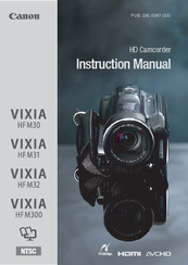 Canon VIXIA HF M32 Instruction Manual