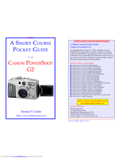 Canon Pocket Guide G2 Pocket Manual