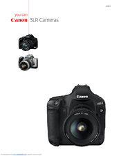 Canon SLR Camera Owner's Manual