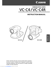 Canon VC-C4 Instruction Manual