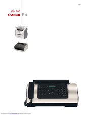 Canon Fax Owner's Manual